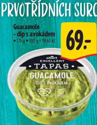   Guacamole dip s avokádem 175 g   