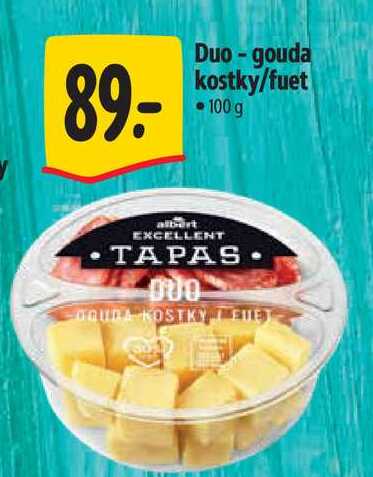 Duo - gouda kostky/fuet  100 g 