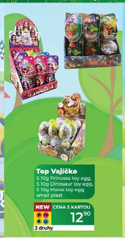Top Vajíčko 3 druhy