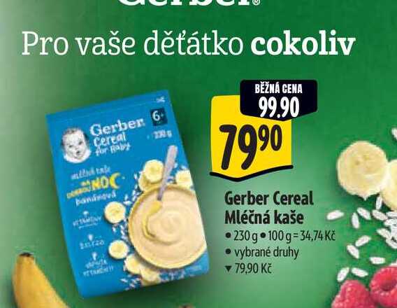   Gerber Cereal Mléčná kaše 230 g 