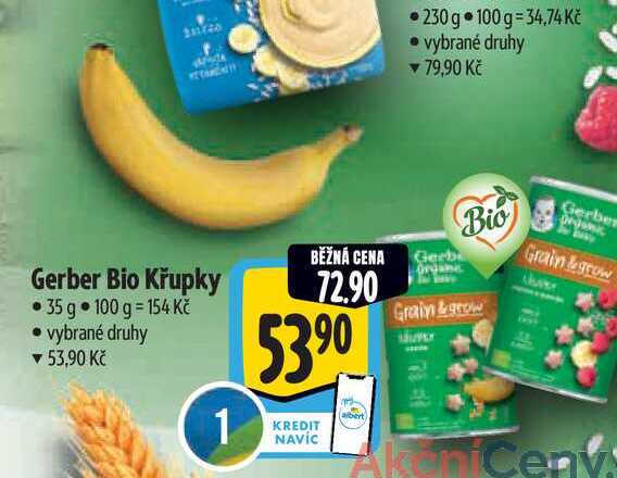   Gerber Bio Křupky 35  g