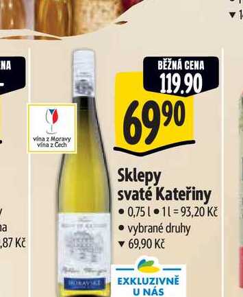  Sklepy svaté Kateřiny  0,75 l