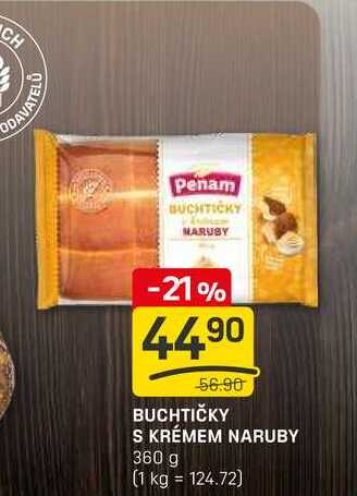 BUCHTIČKY S KRÉMEM NARUBY 360 g