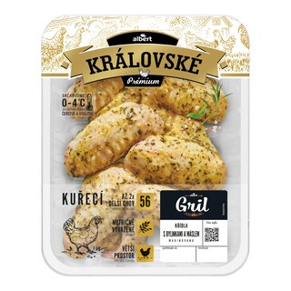 Královské kuřecí prsní plátky s bylinkovým máslem, 500 g