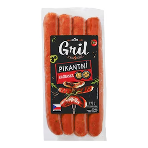 Albert Vepřové klobásky na gril, 170 g