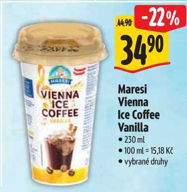Maresi Vienna Ice Coffee Vanilla, 230 ml 