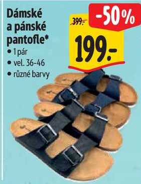 Dámské a pánské pantofle