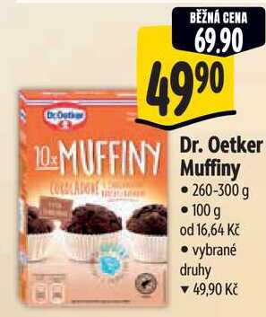 Dr. Oetker Muffiny, 260-300 g