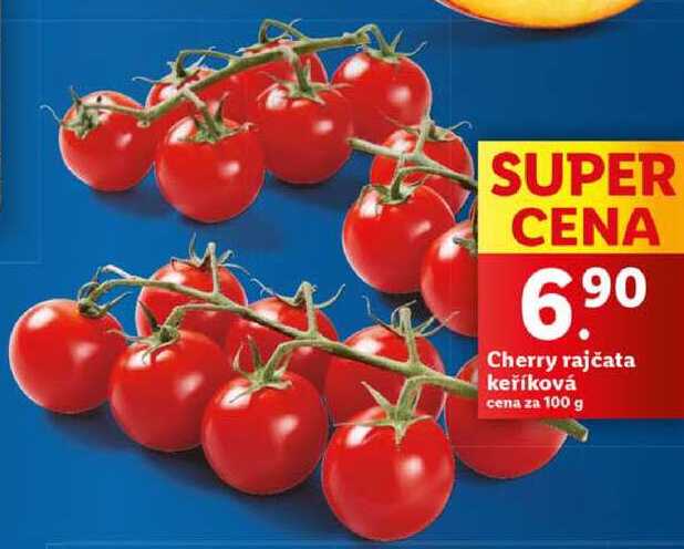 Cherry rajčata keříková, cena za 100 g 