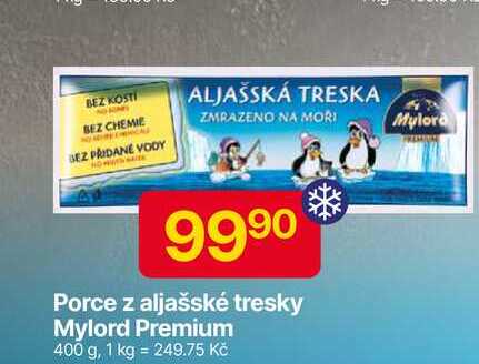 Mylord Premium Porce z aljašské tresky 400 g