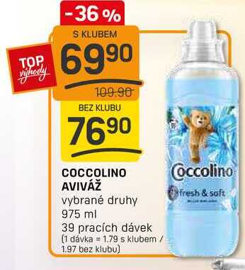 COCCOLINO AVIVÁŽ vybrané druhy 975 ml