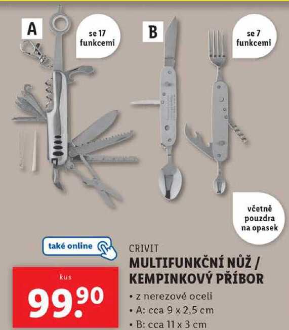 MULTIFUNKČNÍ NŮŽ/KEMPINKOVÝ PŘÍBOR 