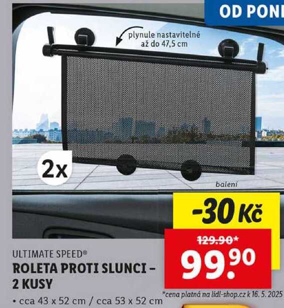 ROLETA PROTI SLUNCI - 2 KUSY 