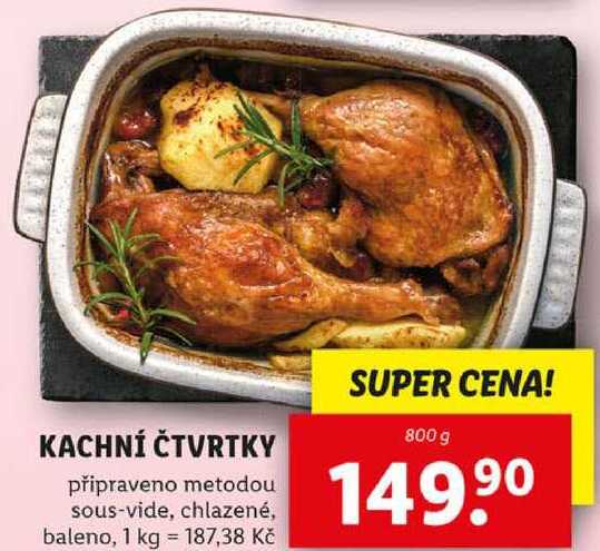 KACHNÍ ČTVRTKY, 800 g