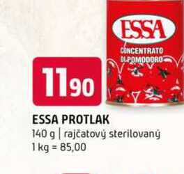 Essa protlak 140 g rajčatový sterilovaný 