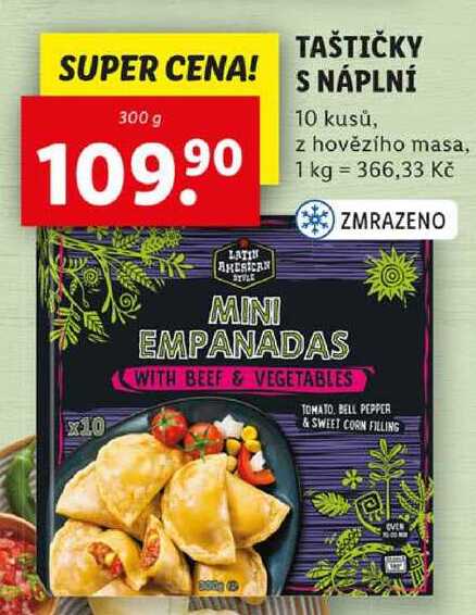 TAŠTIČKY S NÁPLNÍ, 300 g