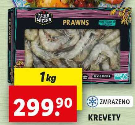 KREVETY, 1 kg