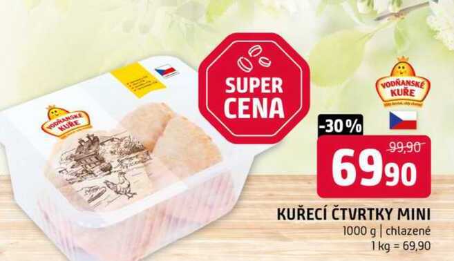 Kuřecí čtvrtky mini 1000 g chlazené