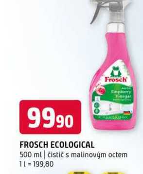 Frosch ecological Čistící s malinovým octem 500ml