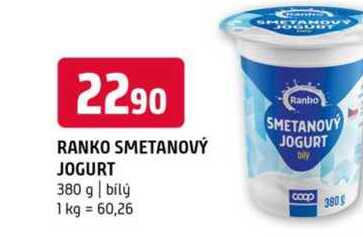 Ranko smetanový jogurt 380g