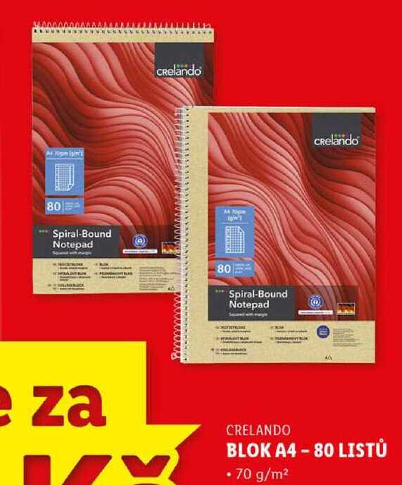 BLOK A4 - 80 LISTŮ 