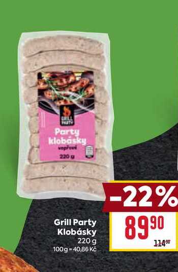 Grill Party Klobásky 220 g