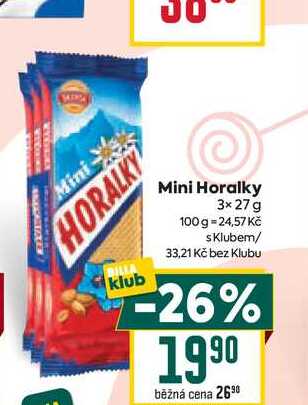 Mini Horalky 3x27 g