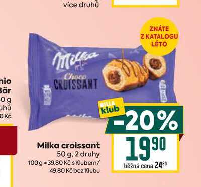 Milka croissant 50 g