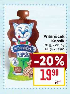 Pribináček Kapsík 70 g