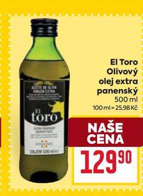 El Toro Olivový olej extra panenský 500 ml 