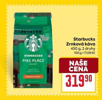 Starbucks Zrnková káva 450 g