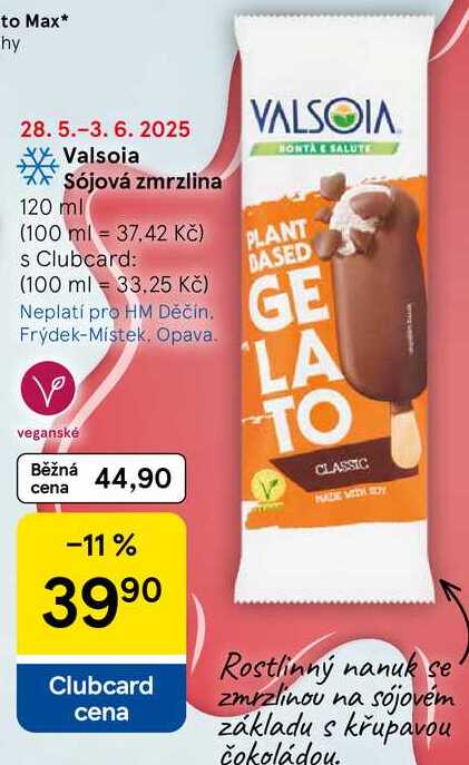 Valsoia Sójová zmrzlina, 120 ml 