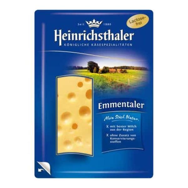 Heinrichsthaler Emmentaler bez laktózy plátky