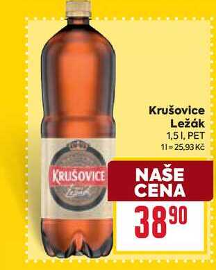 Krušovice Ležák 1,51, PET 