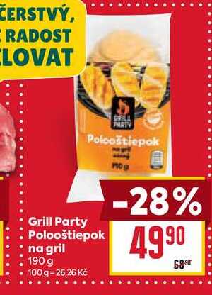 Grill Party Polooštiepok 190g