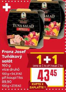 Franz Josef Tuňákový salát 160 g 