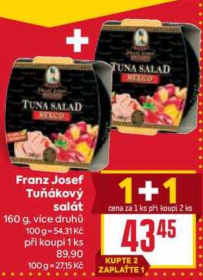 Franz Josef Tuňákový salát 160 g