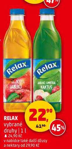 RELAX vybrané druhy, 1 l 