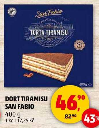 DORT TIRAMISU SAN FABIO, 400 g  