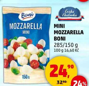 MINI MOZZARELLA BONI, 285/150 g  