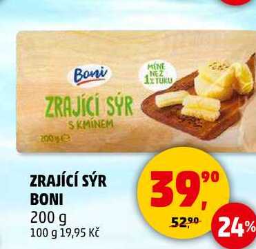 ZRAJÍCÍ SÝR BONI, 200 g 