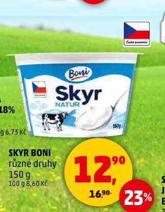 SKYR BONI různé druhy, 150 g 