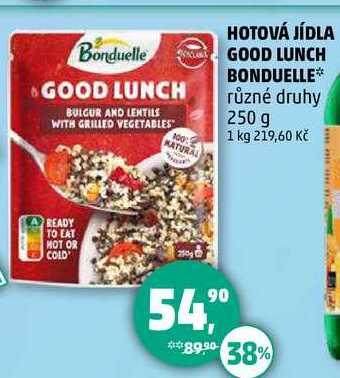 HOTOVÁ JÍDLA GOOD LUNCH BONDUELLE různé druhy, 250 g  