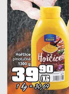 Hořčice plnotučná 1300 g 