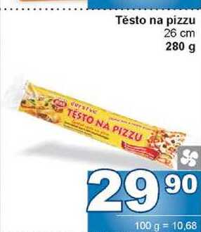 Těsto na pizzu 26 cm 280 g 