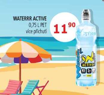 WATERRR ACTIVE 0,75 L PET 