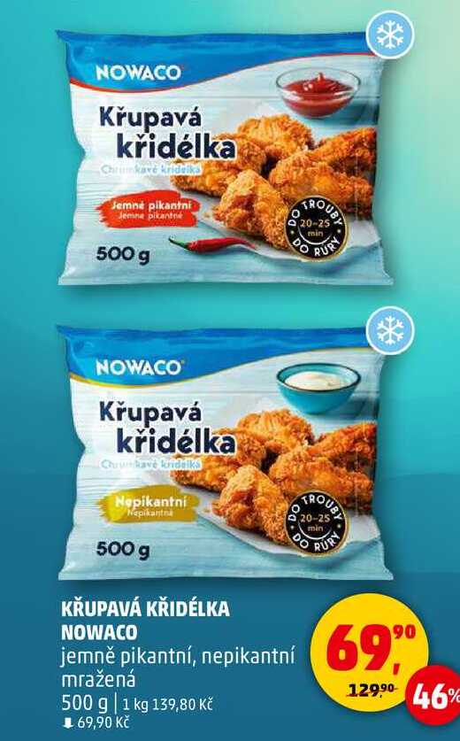 KŘUPAVÁ KŘIDÉLKA NOWACO jemně pikantní, 500 g