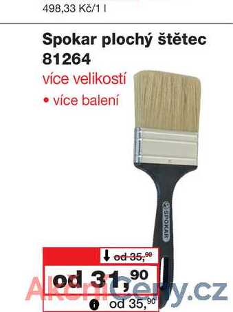 Spokar plochý štětec 81264 více velikostí
