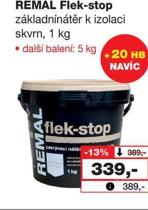 REMAL Flek-stop základnínátěr k izolaci skvrn, 1 kg 