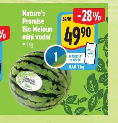 Nature's Promise Bio Meloun mini vodní  1kg  